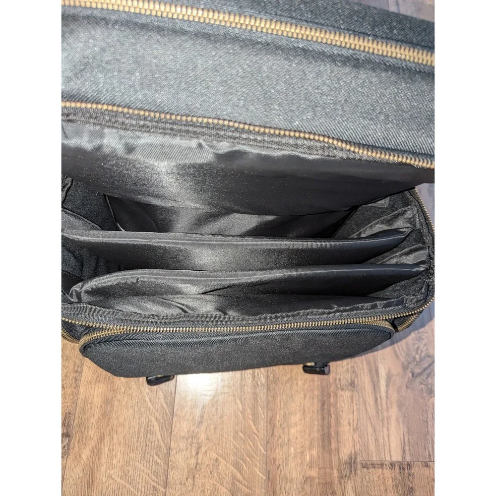 Kingdely Black Tactical Messenger Bag Backpack Padded Tool‎ Gear Organizer Case